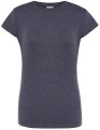 Goedkope Dames T-shirt JHK Regular Comfort Denim Heather